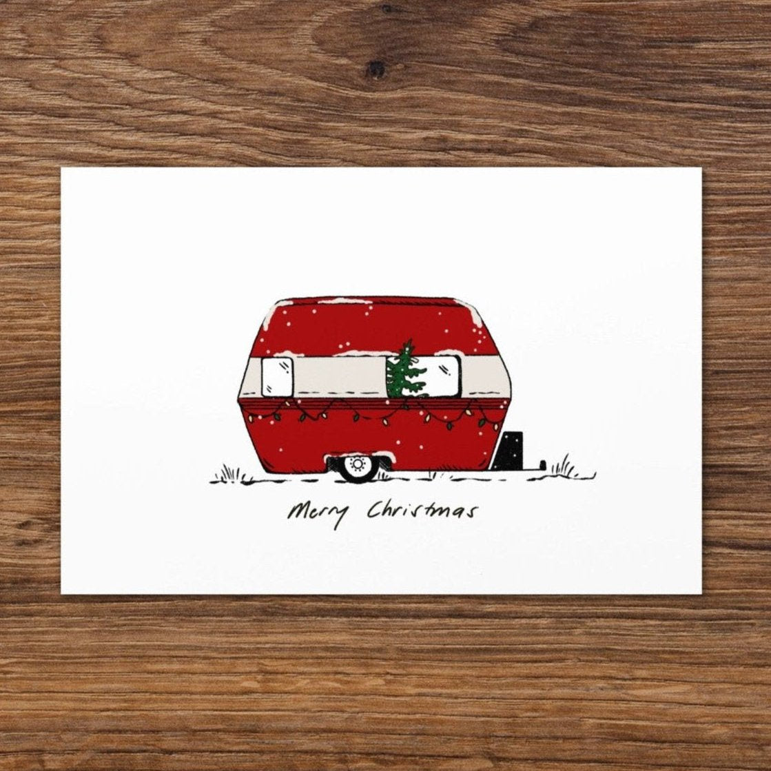 Country Caravan Christmas Card