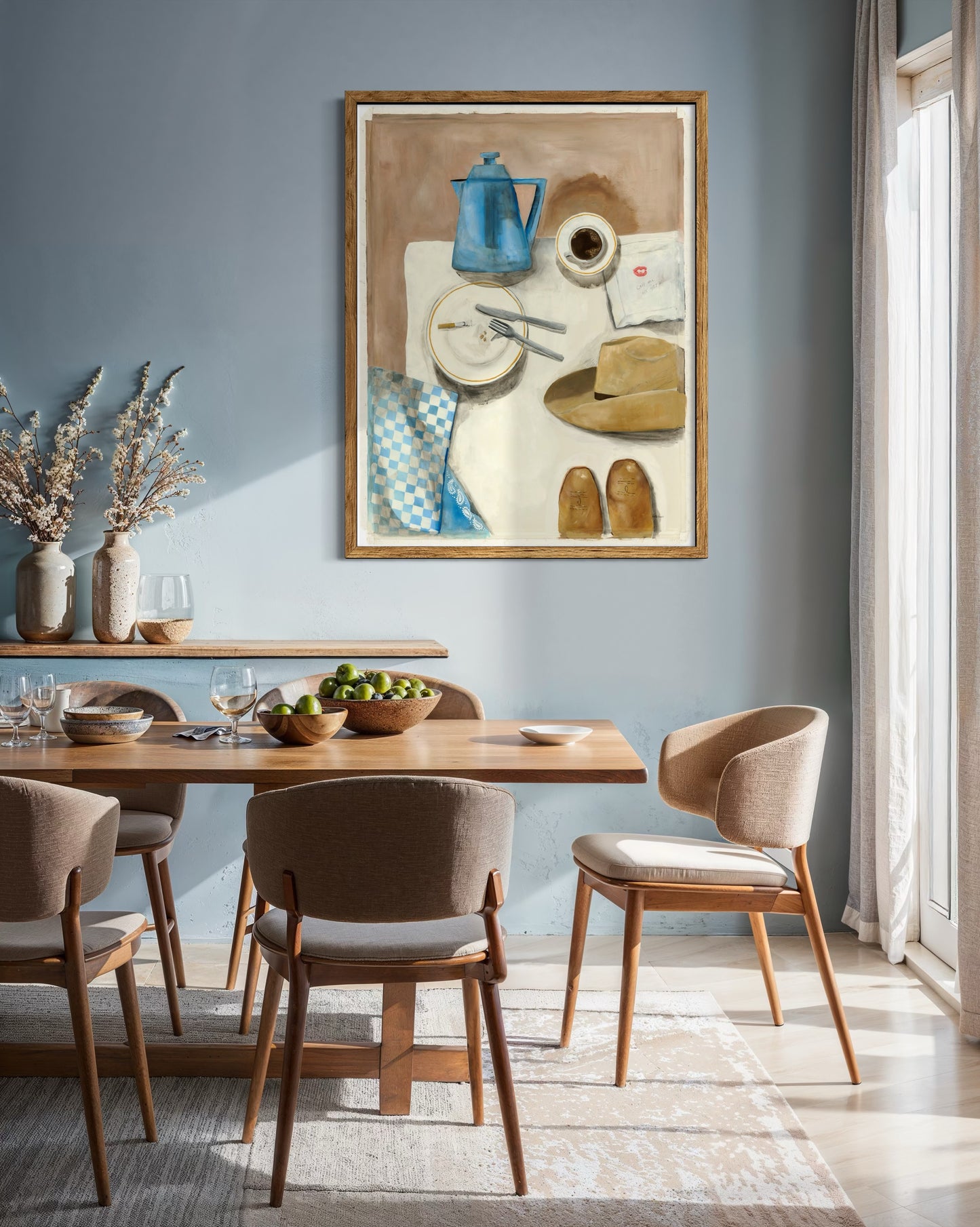 NEW PRINT! Cowboy Supper