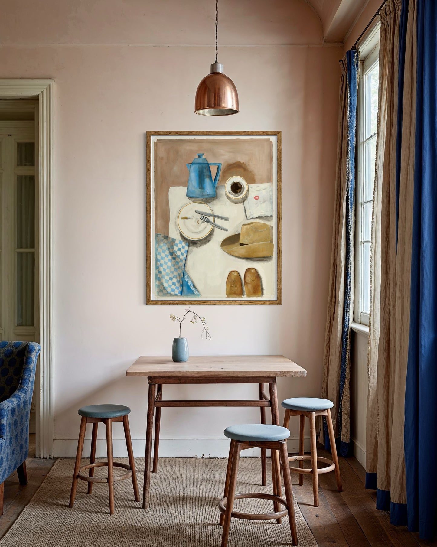 NEW PRINT! Cowboy Supper