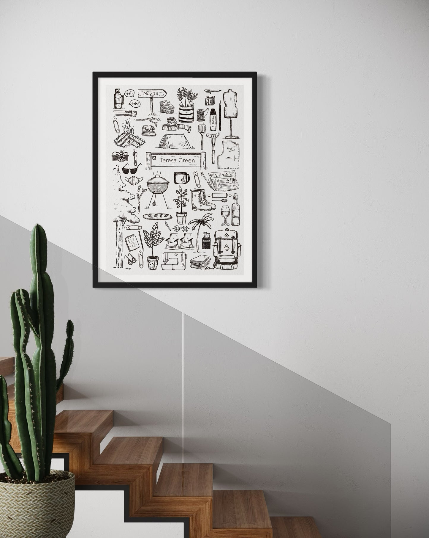 CUSTOM Personalised Poster (Framed)