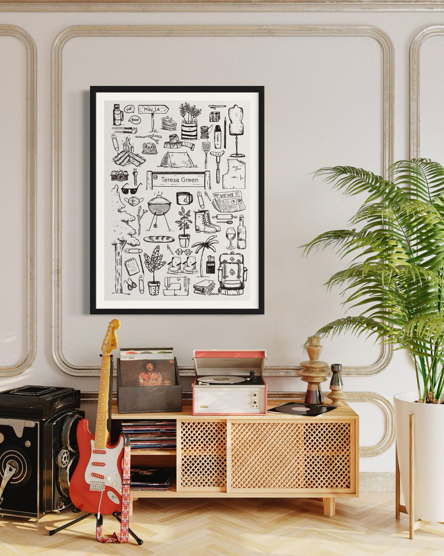 CUSTOM Personalised Poster (Framed)