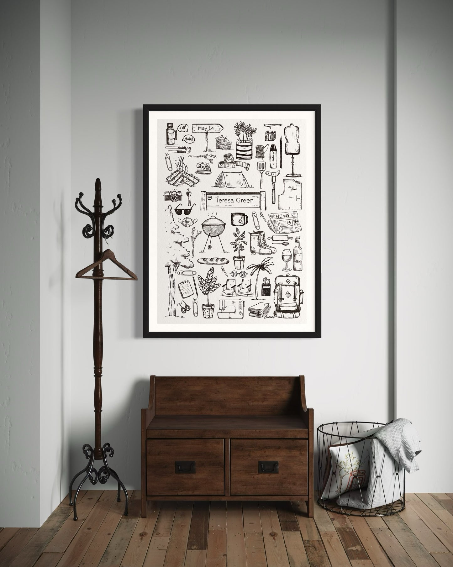 CUSTOM Personalised Poster (Framed)