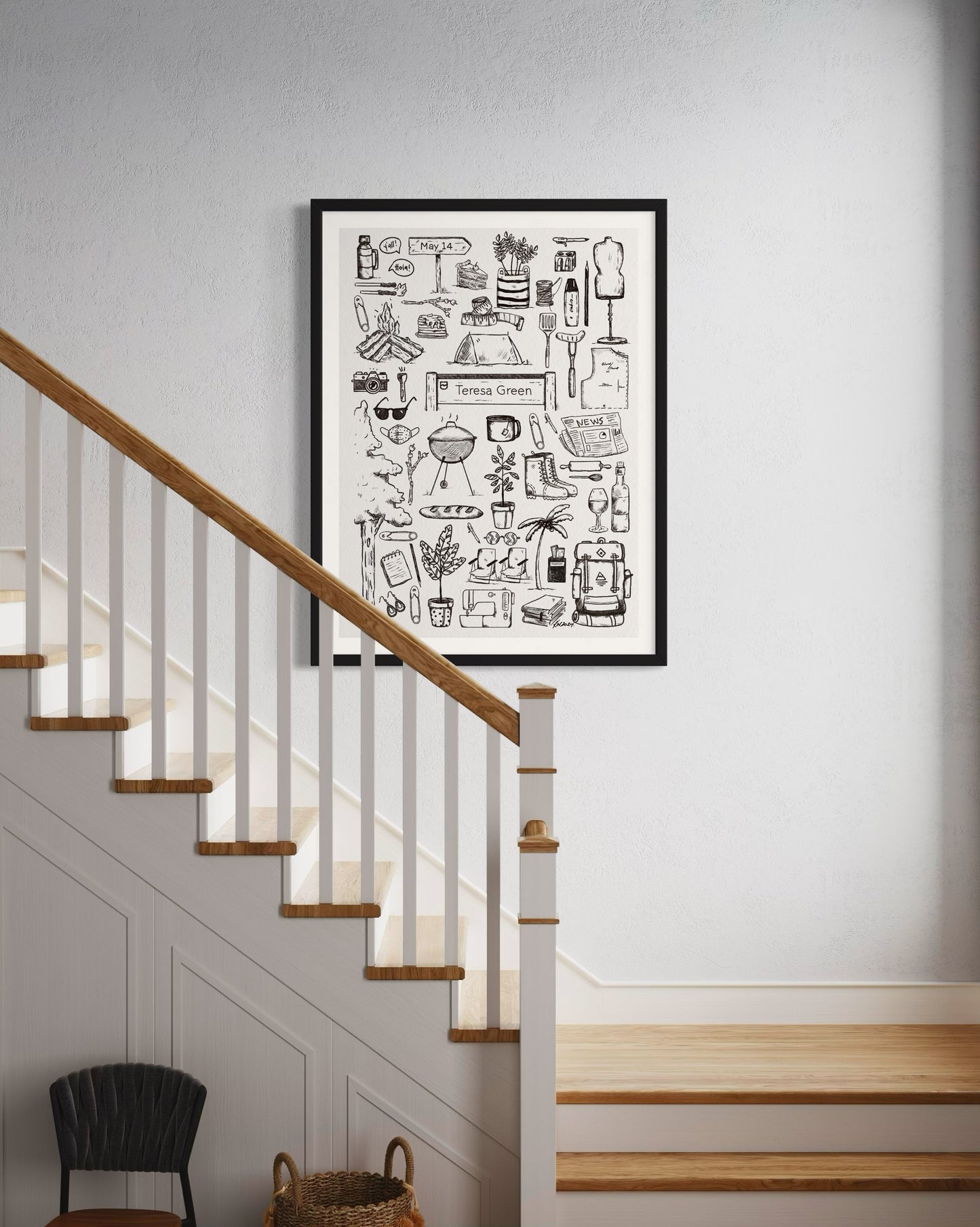 CUSTOM Personalised Poster (Framed)