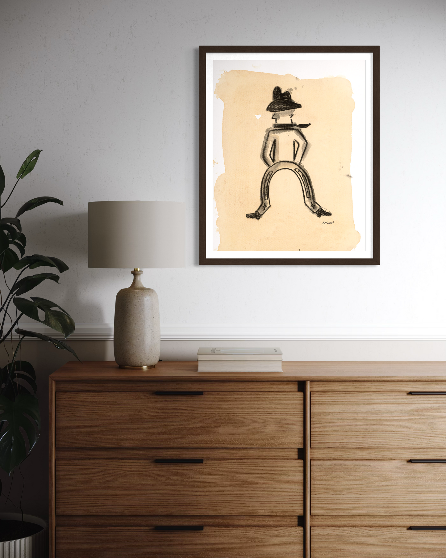 Western Art Print - Lucky Dude