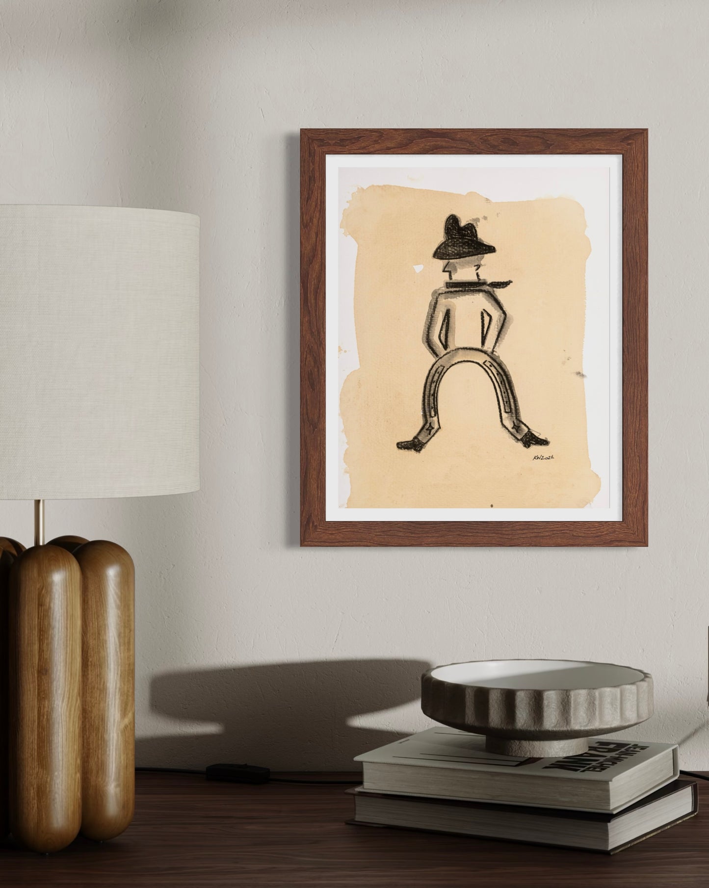 Western Art Print - Lucky Dude