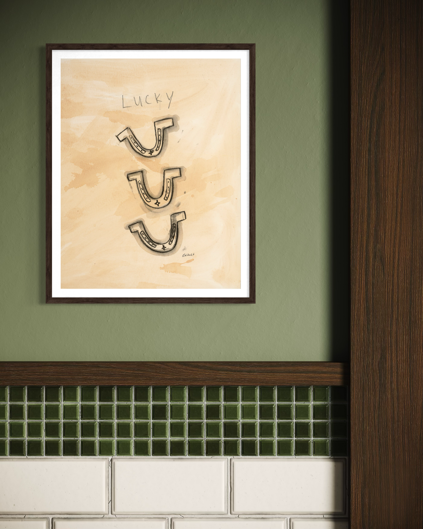 Western Art Print - Lucky One