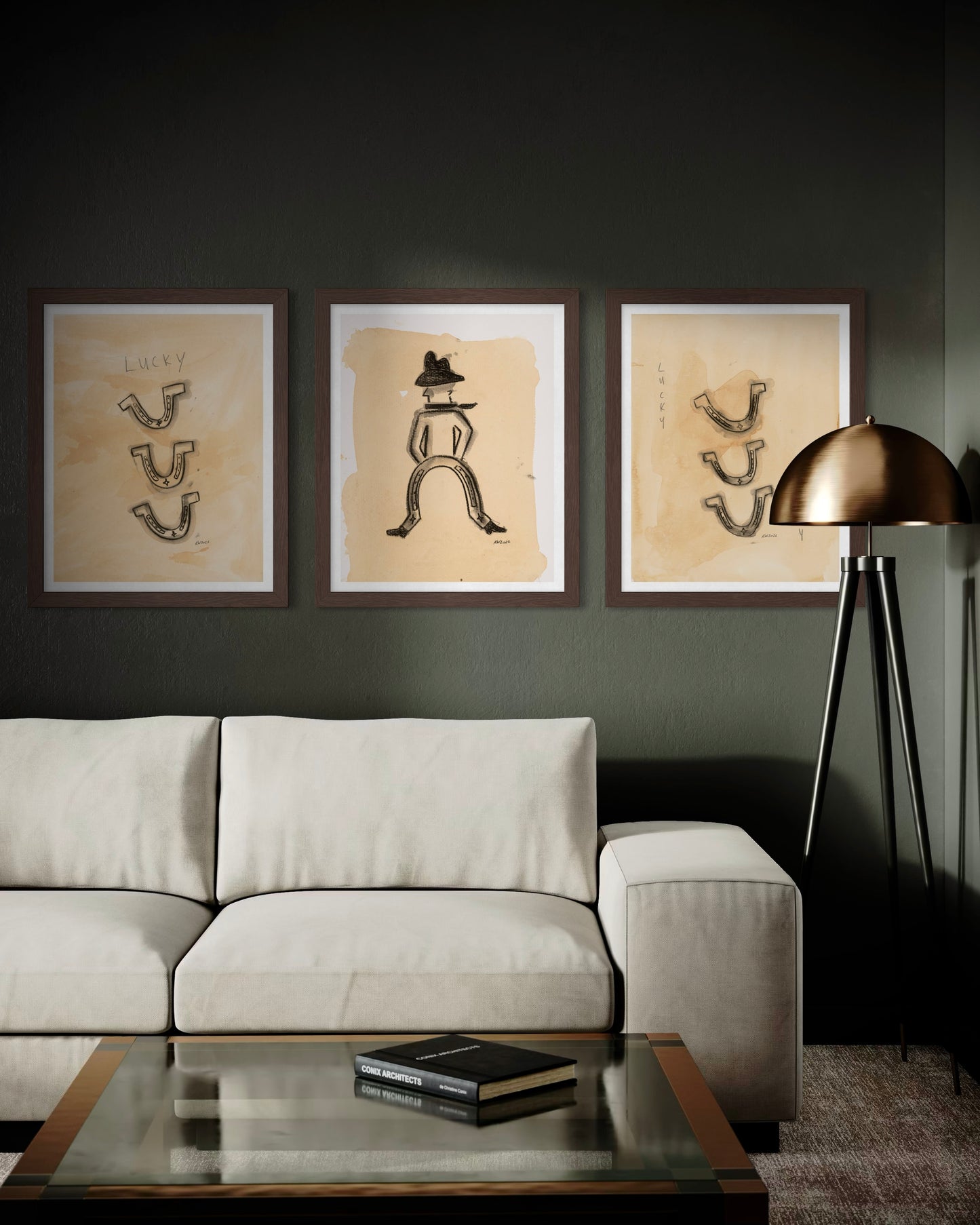 Western Art Print - Lucky One