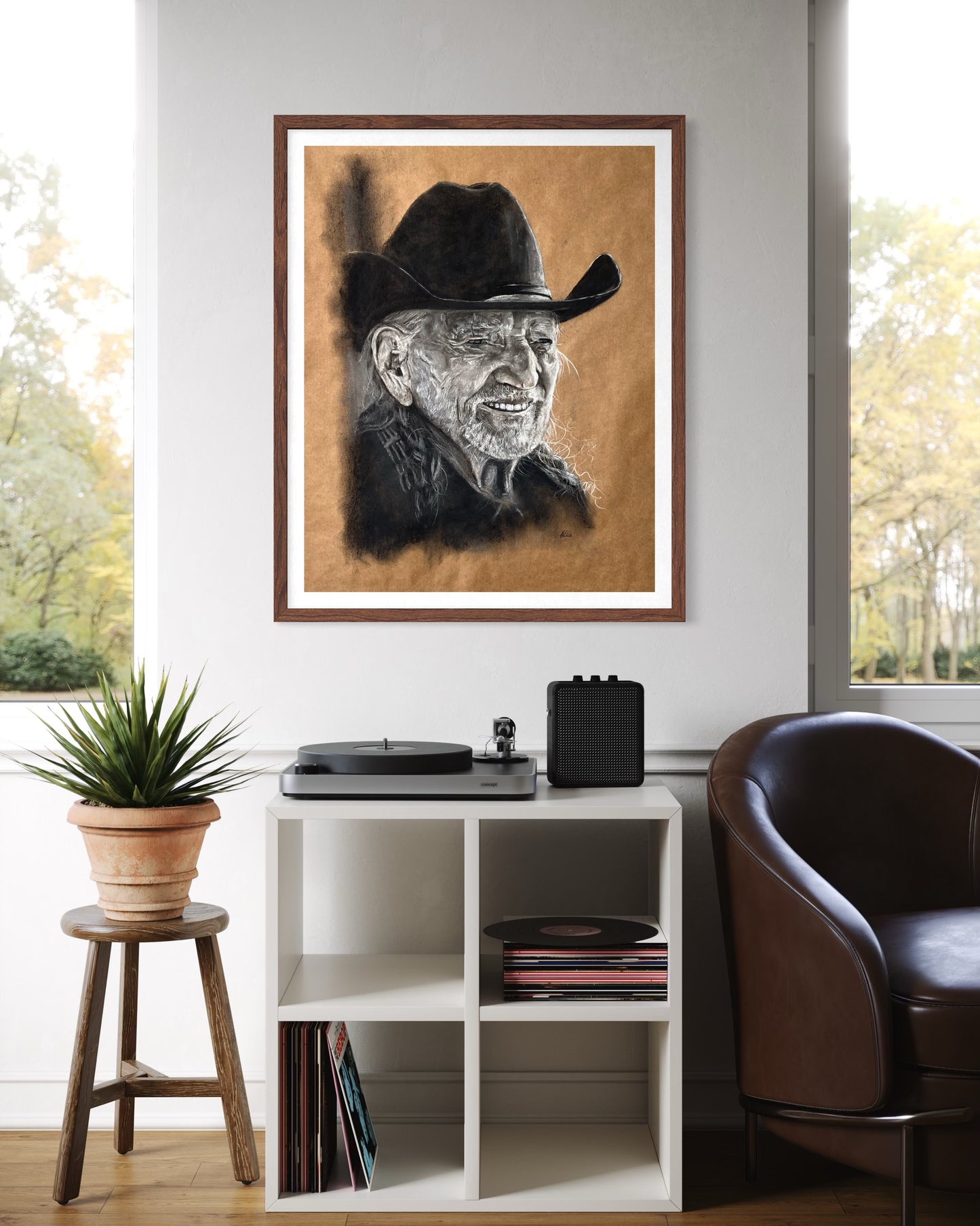 Art Print - Willie Nelson 'Letters To America'