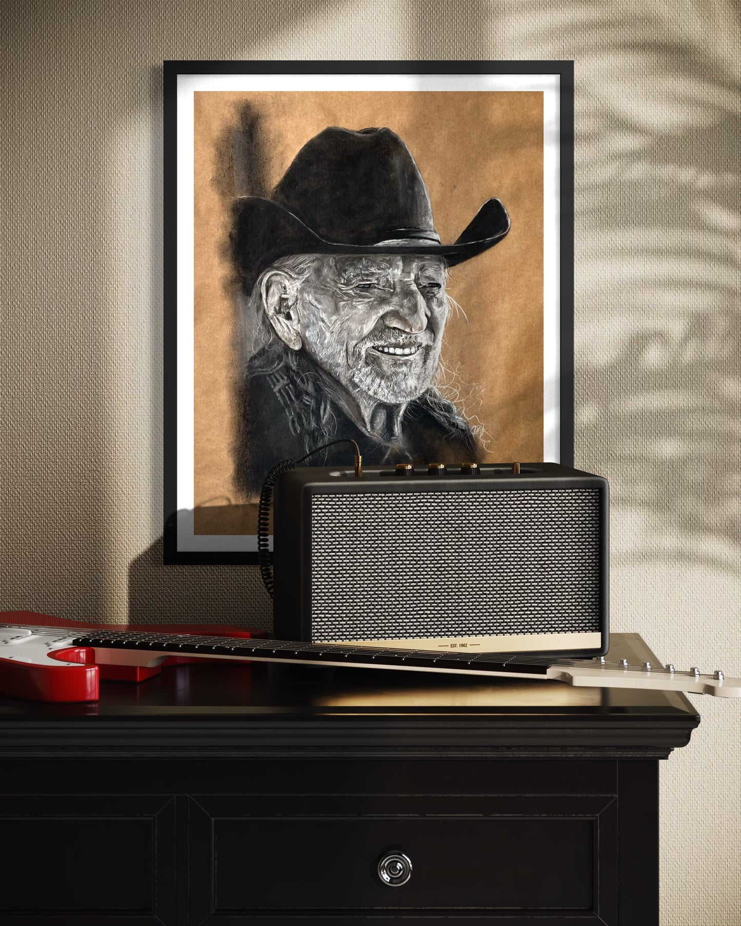 Art Print - Willie Nelson 'Letters To America'