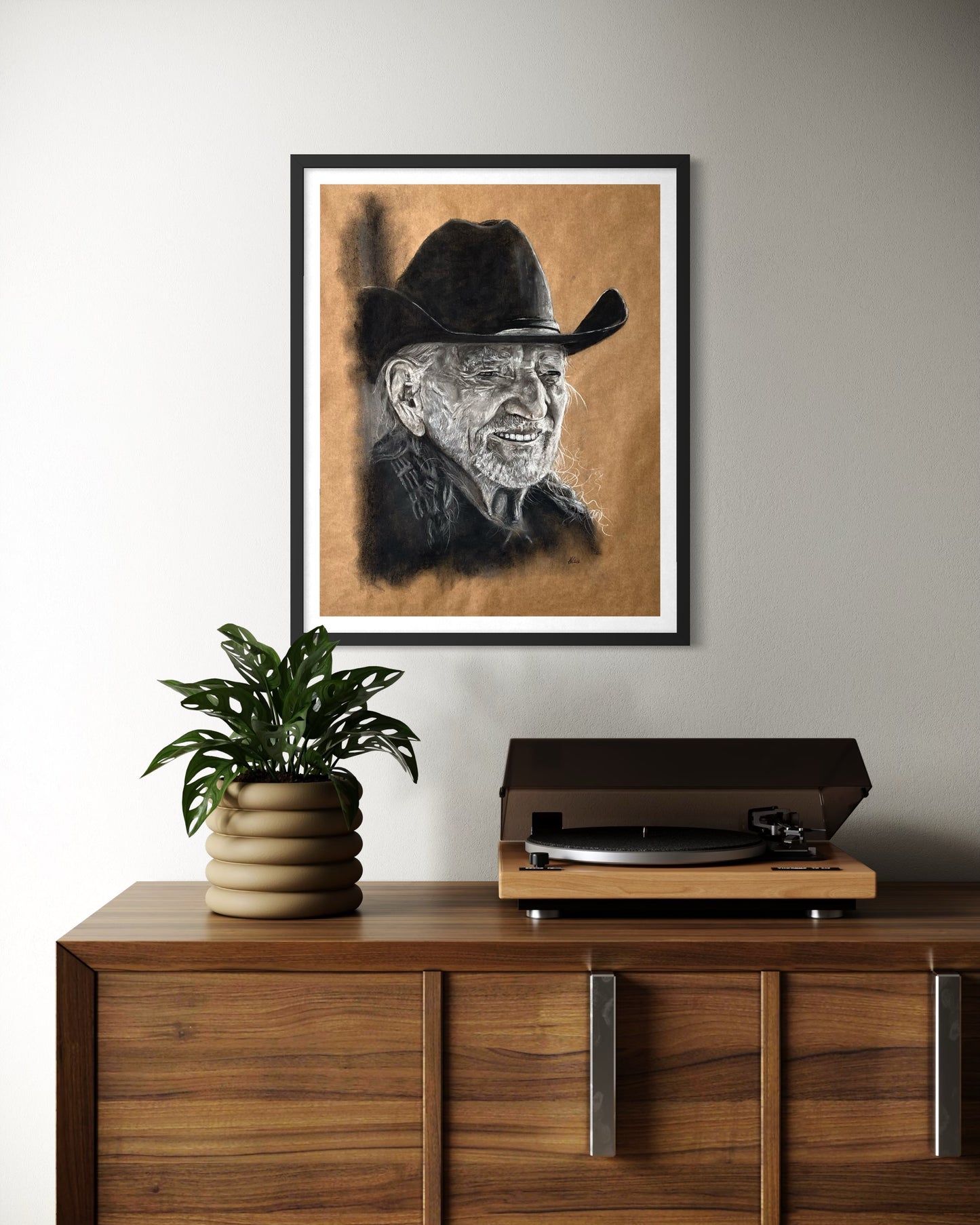 Art Print - Willie Nelson 'Letters To America'